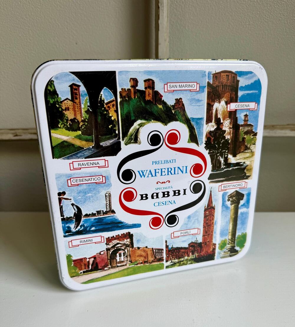 Babbi Waferini Tin – Decorative Collector Tin – Made in Italy